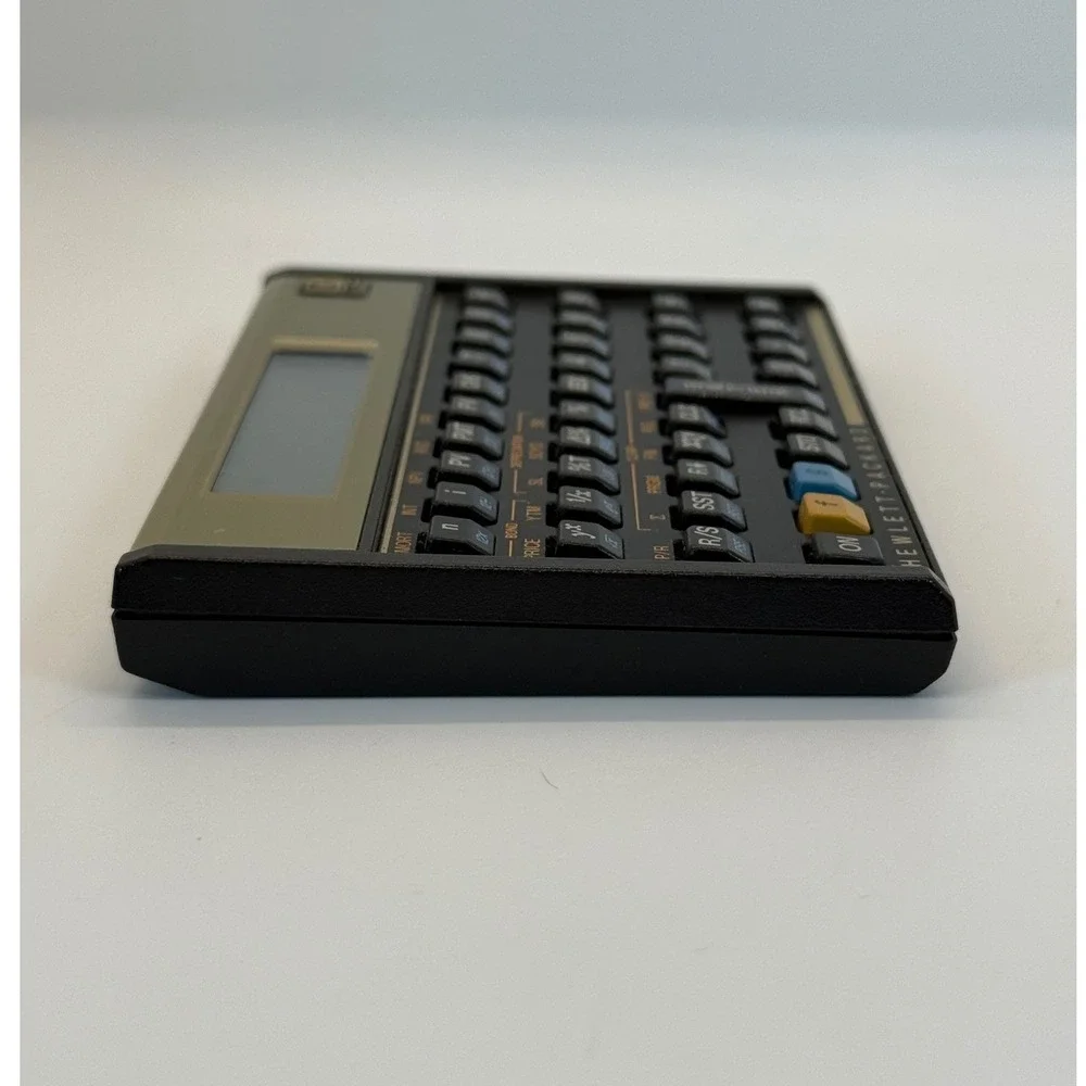 VTG HP 12C Financial‎ Calculator Black Gold Edition RPN Business Tech w/Case